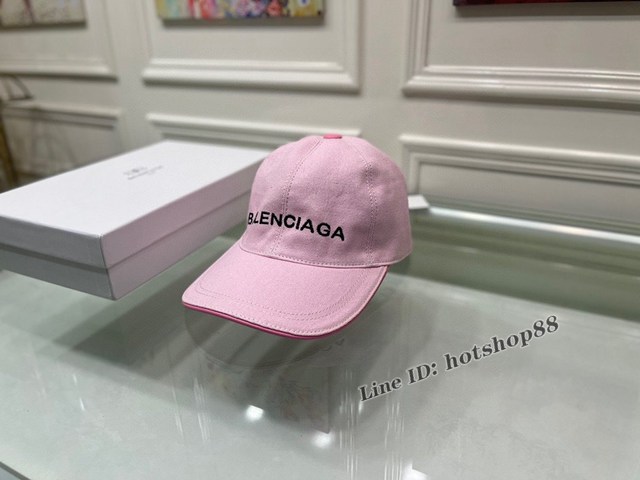 Balenciaga專櫃新款巴黎世家立體刺繡帆布經典原單棒球帽鴨舌帽 mmyj3019